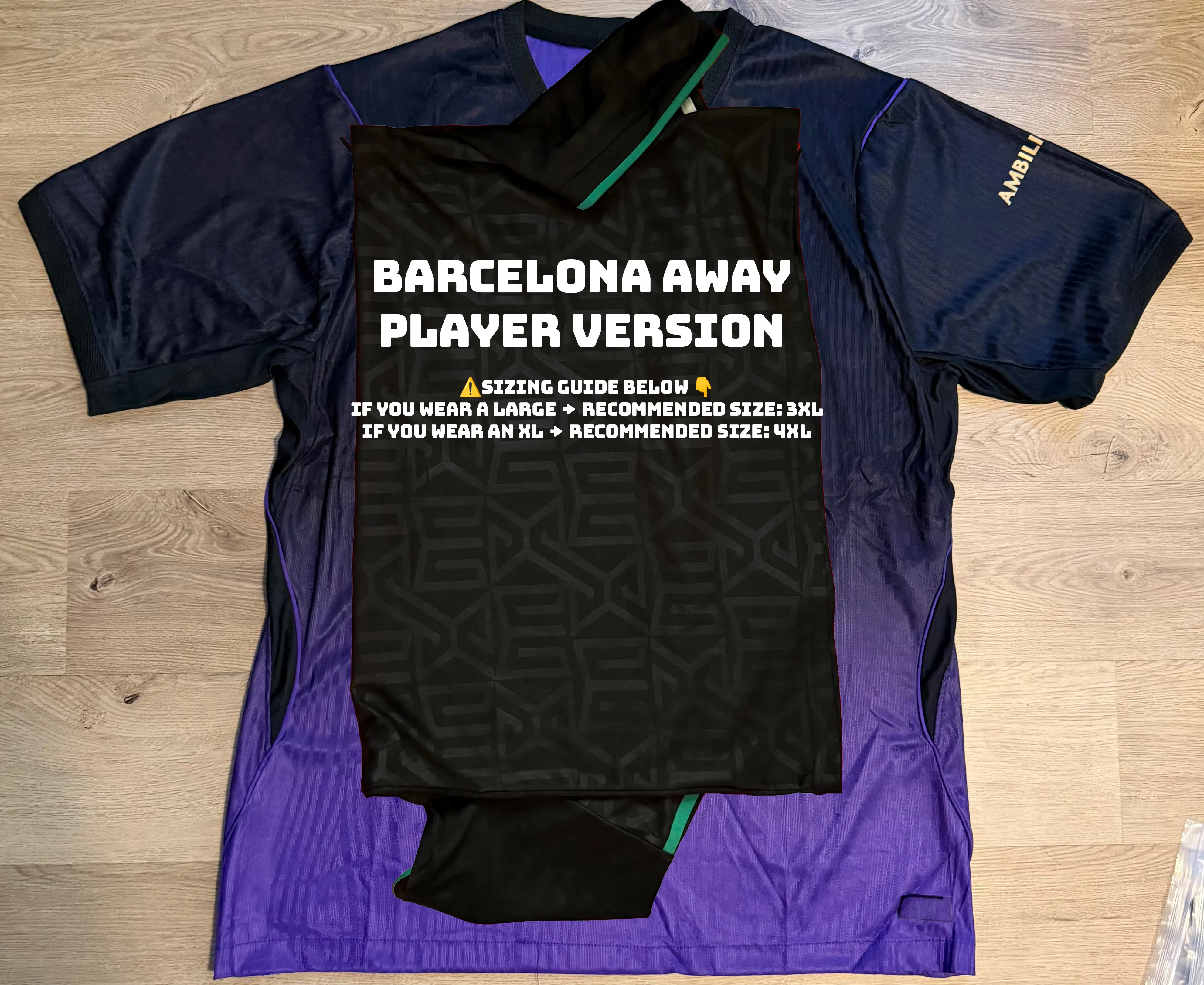 Purple Black Jersey