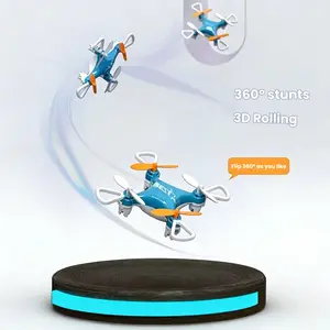 Pocket RC Drone, Small Quadcopter with Altitude Hold, Portable Remote Control Aircraft, Indoor Outdoor Flying Toy, Perfect Gift for young people