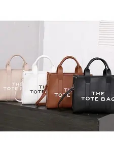 Cross-Border Exclusive New Single Shoulder Crossbody Bag Elegant Korean Letter Tote Lightweight Portable Crossbody Bag for Travel and Shopping