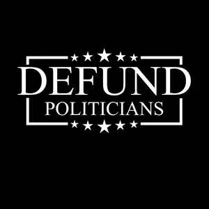 Defund Politicians Car Window Decal. Tumbler Decal. Bumper Sticker