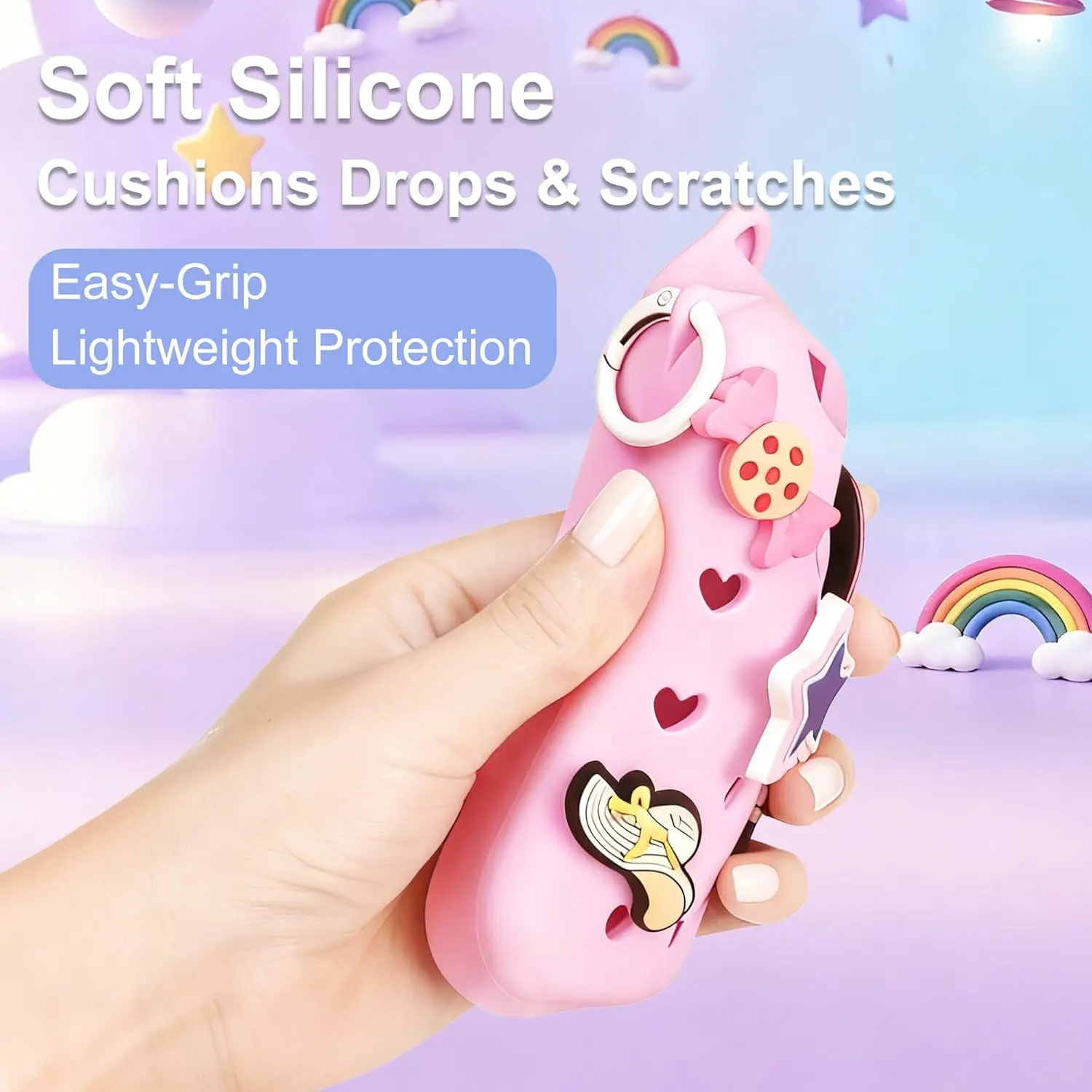 1 Pack Silicone Mist Case Compatible with Touchland Crocs Hand