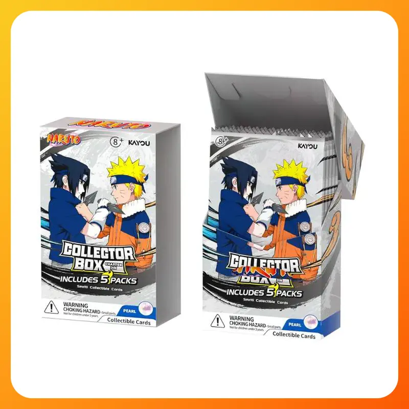 [KAYOU] Jin 3 Collector Box - Naruto Smriti Heaven Scroll Collectible Trading Cards