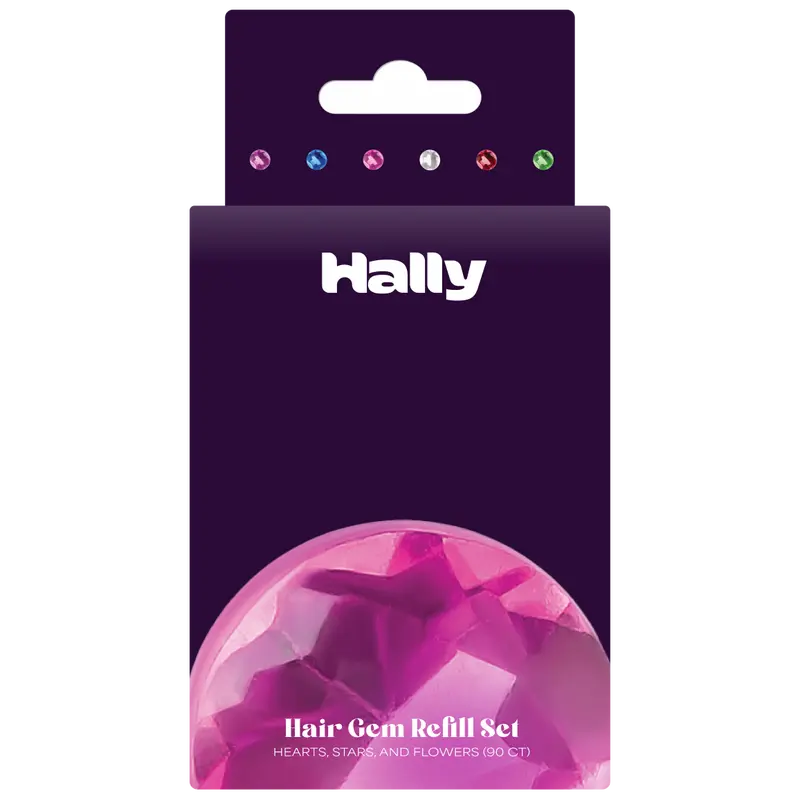 Gem Pen Hair Gem Refill Set - Refill Your Gem Pen With New Colors & Styles - Hair Safe Adhesive - Suitable for All Hair Types/Styles Haircare Heatless