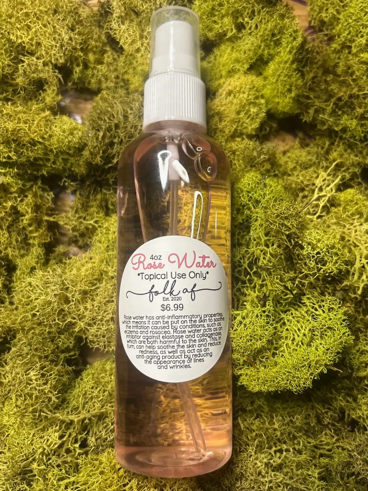 Folk AF Rose Water - For Topical Use only