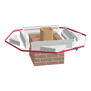 AHRENS CHIMNEY TECHNIQUE- INC.  12 in. Suppport Triangles For Victorian Crown Forms- Box Of 4