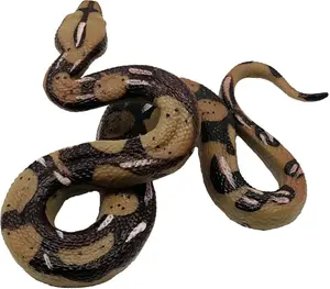 Snake Toys Scary Prank Boa Constrictor Python Animal Figures Gag Gifts Halloween Decorations for Children's Animal Figurines Toys for Home and Garden Decorating