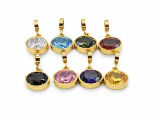 Oval Stone Pendant - PENDANT ONLY - DESIGNED FOR THE NELLY CHOKER MAY WORK WITH OTHER NECKLACES