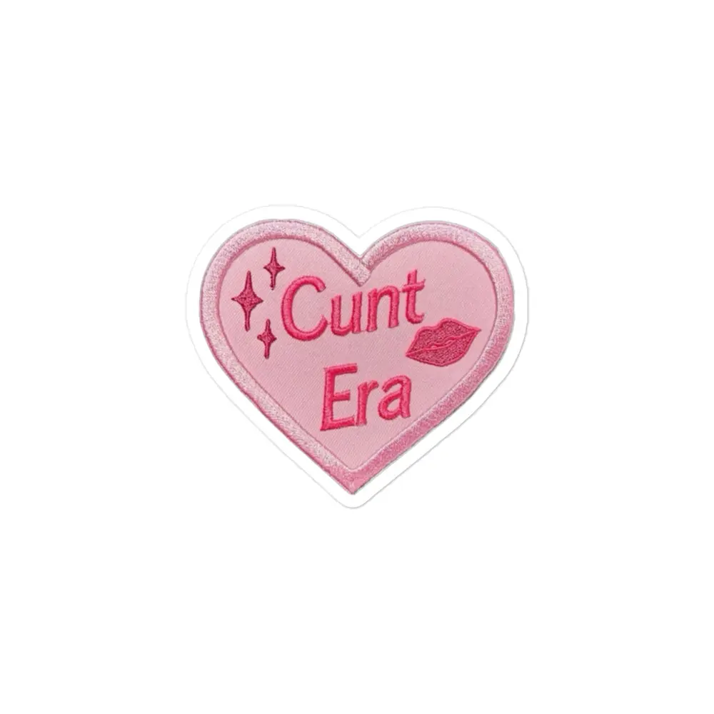 Patch work coquette sticker