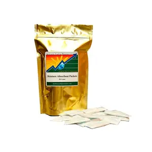 Moisture Absorbent Packets 3 Gram Silica Gel Tyvek USDA Approved for Food Storage 50 Packets per Bag