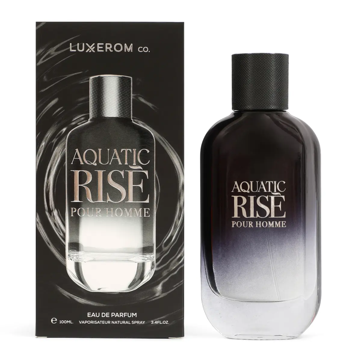 Luxerom.co Aquatic Rise Pour Homme Eau de Parfum 100ml - Light Fresh Citrus & Aquatic Notes for Men Marine Perfume