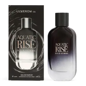 Luxerom.co Aquatic Rise Pour Homme Eau de Parfum 100ml - Light Fresh Citrus & Aquatic Notes for Men Marine Perfume
