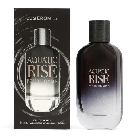 Luxerom.co Aquatic Rise Pour Homme Eau de Parfum 100ml - Light Fresh Citrus & Aquatic Notes for Men Marine Perfume