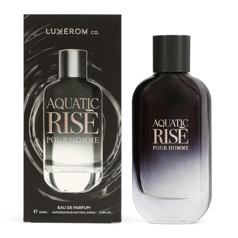 Luxerom.co Aquatic Rise Pour Homme Eau de Parfum 100ml - Light Fresh Citrus & Aquatic Notes for Men Marine Perfume