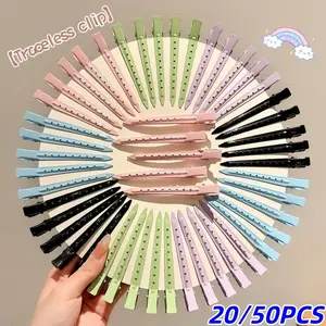 20/50 Pcs Invisible Duckbill Hair Clips, Volumizing Root Styling Clips, Random Colors, Essential Daily Hair Accessories, Versatile Hair Clips