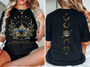 Velaris ACOTAR Shirt, Velaris City Of Starlight, The Night Court Shirt, SJM Merch Shirt, Court of Dreams, Rhysand, Full Color, For Women Top Womenswear