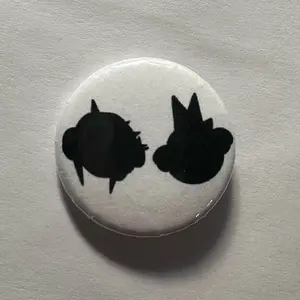 Emergency intercom merch 1.25 inch Pin Button Badge - podcast Enya and drew LET THE DOGS WEAR WIGS pinback buttons pins