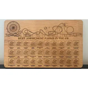 Amusement Park Bucketlist Board