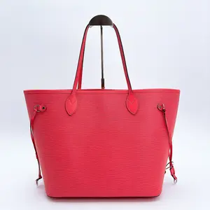 Pre-owned Louis Vuitton Epi Tote Bags Neverfull Tote Leather MM