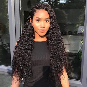 TRANSPARENT 5X5 DEEP WAVE HAIR CLOSURES