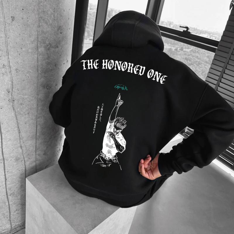 [Black Friday] The Honored One Gojo JJK Acid Wash Vintage Style Hoodie, Anime Inspired Tee