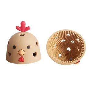 Silicone Egg Brush Cleaner, 1/2 Counts Durable Lightweight Washable Multipurpose Vegetable & Fruit Scrubber Tool for Fresh Eggs, Egg Washer Cleaning Brush, Kitchen Gadgets, Utensils