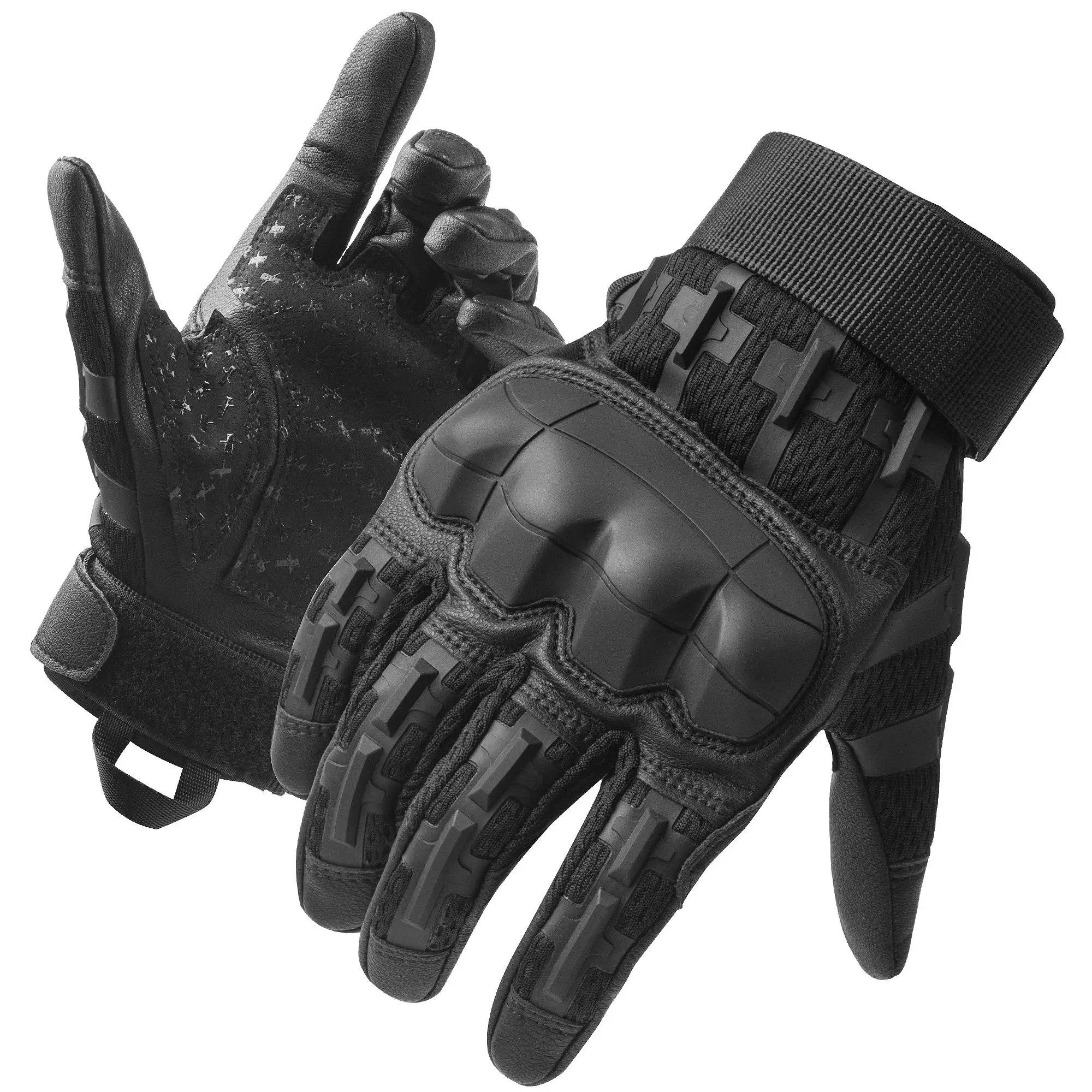 Full Finger Motorcycle Touch Screen Gloves, Breathable Comfortable Gloves for Cycling, Hiking, Hunting, Outdoor Sports Gloves for Men, Protective Gear