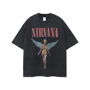 Hot Nirvana Crewneck Sweatshirt, 90s Vintage Aesthetic, Y2K Fashion Gift for Her Rock Band Fans