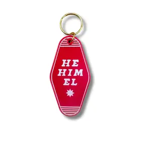 He/Him/El Keychain - Pronoun Pride Accessory for Backpacks & Jackets, Child-Friendly Design, Durable & Lightweight, Perfect for LGBTQ+ Ally Support & Pride Celebrations - Great Stocking Filler - LGBTQ Gift