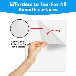 Magic Stickable Whiteboard – Lifesaver for the Forgetful&Procrastination Killer-Reusable No-Ghost Message Pad | Reusable Dry Erase Pad for Flexible Notes Anywhere