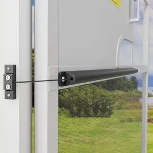 RV Screen Door Closer, Automatic Closing with Adjustable Tension, Universal Fit for  Camper Screen Doors,  Construction, Includes Installation Accessories
