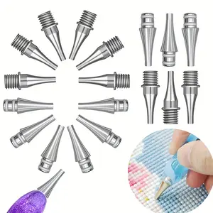 DIY Diamond Painting Kit Metal Pen Tip Set, 5D Stainless Steel Drawing Accessories, Replacement Pen Tips for Artistic Crafting