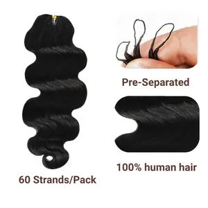 Lwigs Crochet Hair – 58-62 strands/pack, 3-4 packs = full head. Pre-separated, knotless boho braids.  #SpringStatements