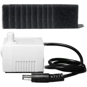 Aerogarden Replacement Pump Compatible with Harvest Bounty Farm Extra Ultra all models, Pump replacement model #200623, Included Extra 10 Pump Filters