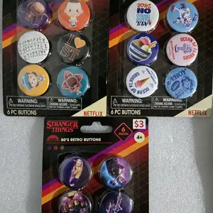 Stranger Things 2024 Collectible Buttons