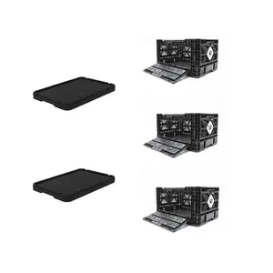 The Standard Package - Our most basic package with none of the fluff! 3 stackable, collapsible crates with 2 lids.