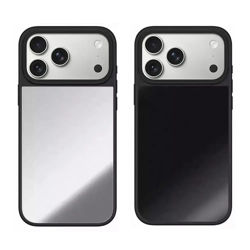 Pure Style Magnetic Mirror Phone Case, Magnetic Protector Accessories Compatible with iPhone 17PM/16/15/14