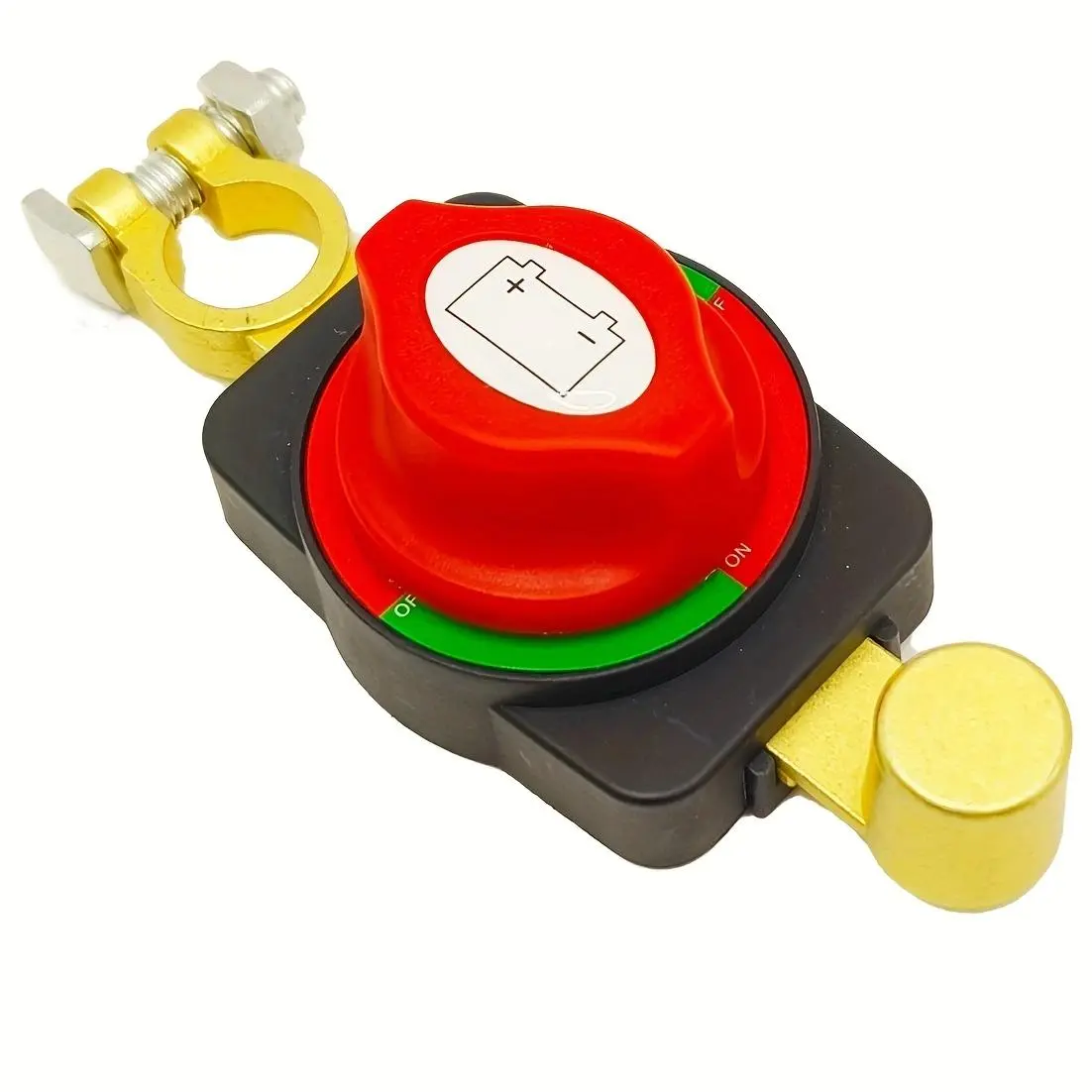 Battery Disconnect Switch, 12-48V Power Isolator for Cars and Boats, Reliable Main Breaker for Vehicles, Essential Electrical Safety Tool