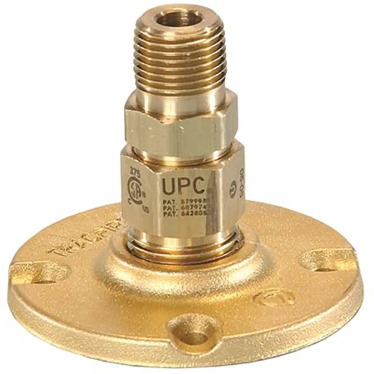 212 MAIN Omegaflex FGPBFF500 Trac Pipe Fitting - 0.5 in. Malleable Iron Flange, Metal, Auto Flare, Gas-Tight Connections, Flange-Mounted for Gas Appliance Parts & Accessories