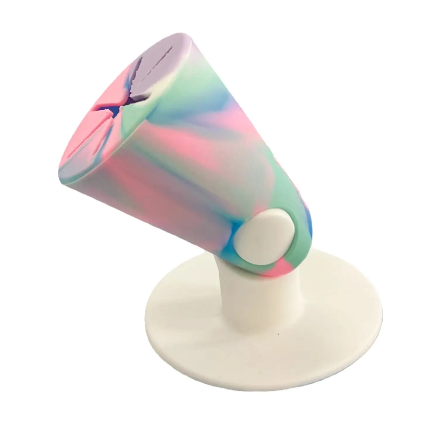 1pc Anti-Tip Nail Polish Bottle Holder Spill-Proof Nail Polish Stand Tilted Design Air-Lock Suction Manicure Nail Coloring Nail Art Tool Nail Care