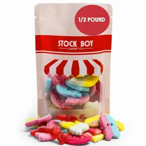 Bubs Swedish Godis Candy, 1/2 Pound Mix, Sweet and Sour, Swedish, Vegan, Stock Boy Candy Co., Imported Fresh from Sweden