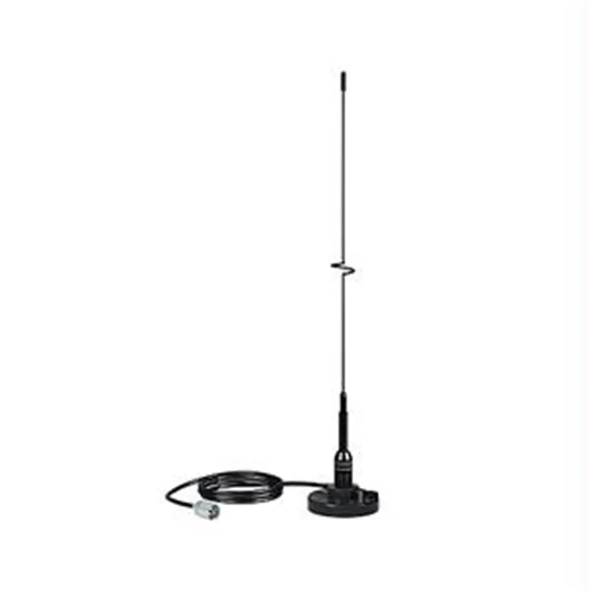 Shakespeare VHF Whip Antenna - 19-in Black Stainless Steel, Magnetic Mount, Fast Easy Setup for Motorhomes, VHF Radios