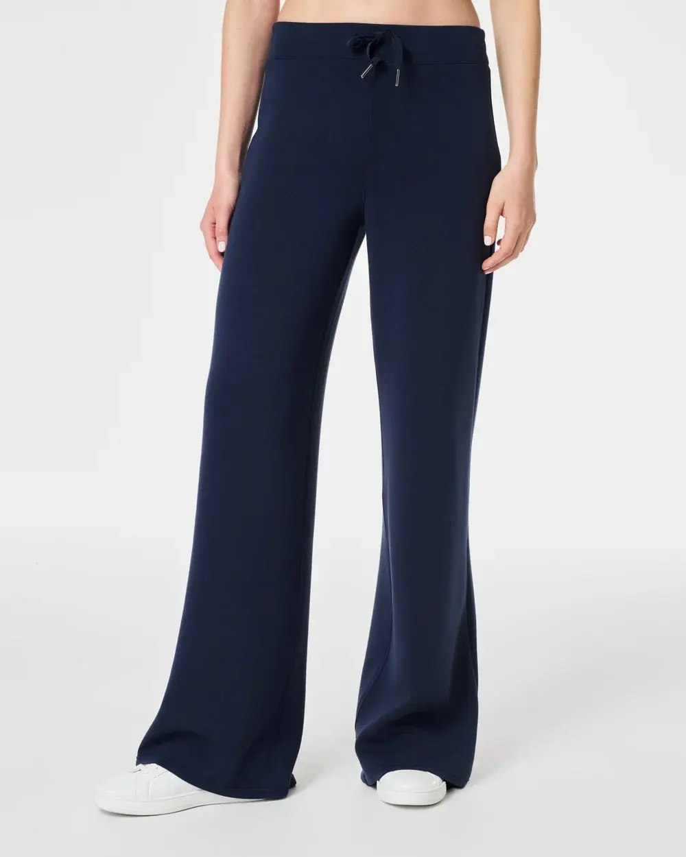 Women's Spanx Air Essentials Wide Leg Pant - Silky, Flat Bottom, Soft Fabric, Timeless Navy