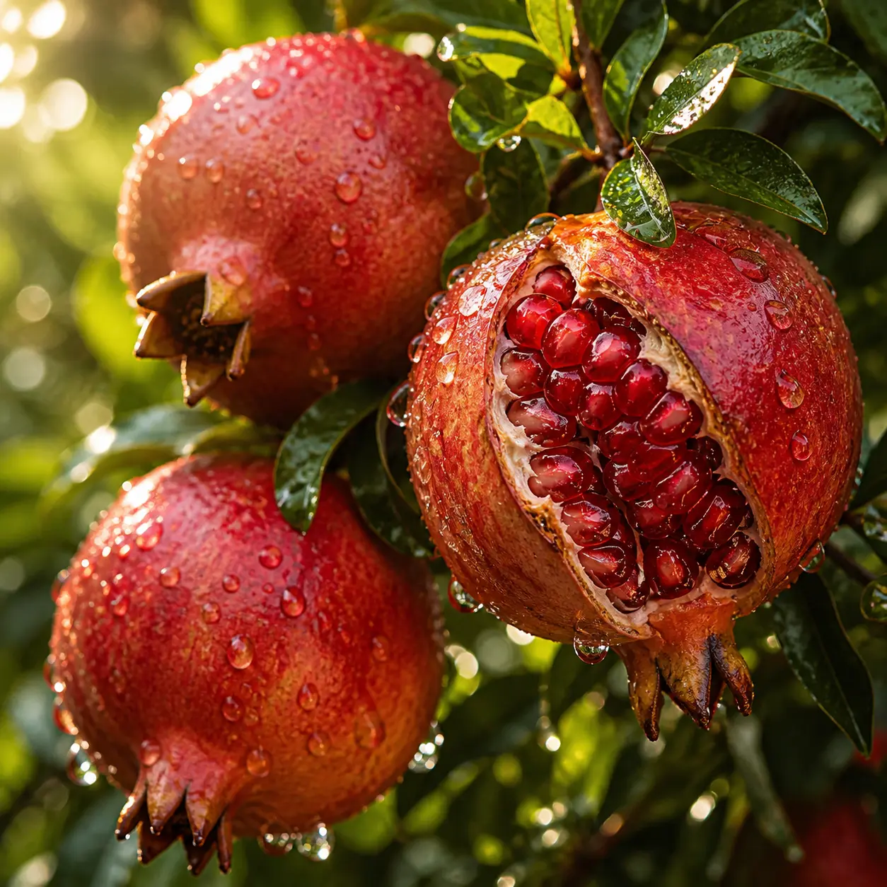Premium Pomegranate Seeds (100 pcs) – Juicy & Sweet Fruit Tree, Perfect for Gardens, Patios, and Indoor Planting-Easy to Grow,