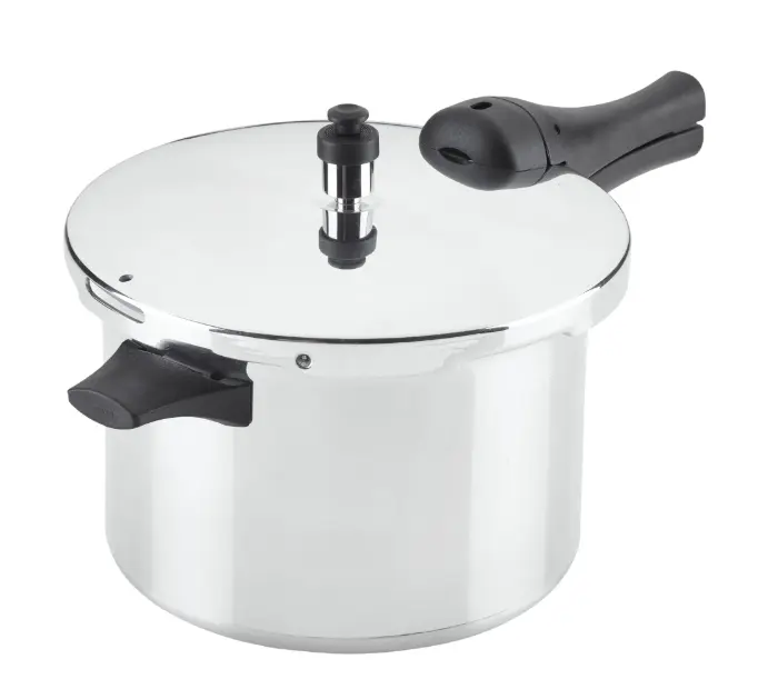 Farberware 6-Quart Aluminum Stovetop Pressure Cooker, 15 PSI