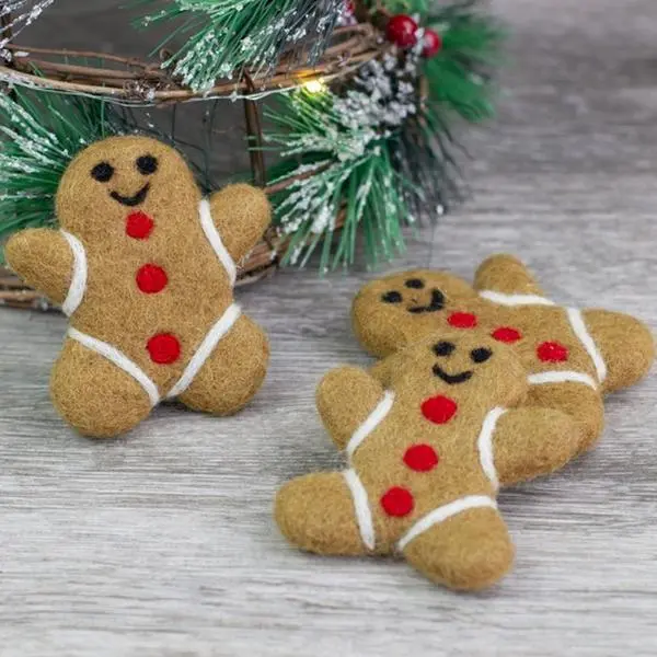 Gingerbread Men Christmas Shapes