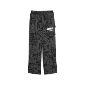 PUMA Mens X Lost Management Cities All Over Print Mid Rise Pants Casual - Grey