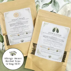 Allergy-Aware Herbal Tea SET (TWO 50-serving bags)