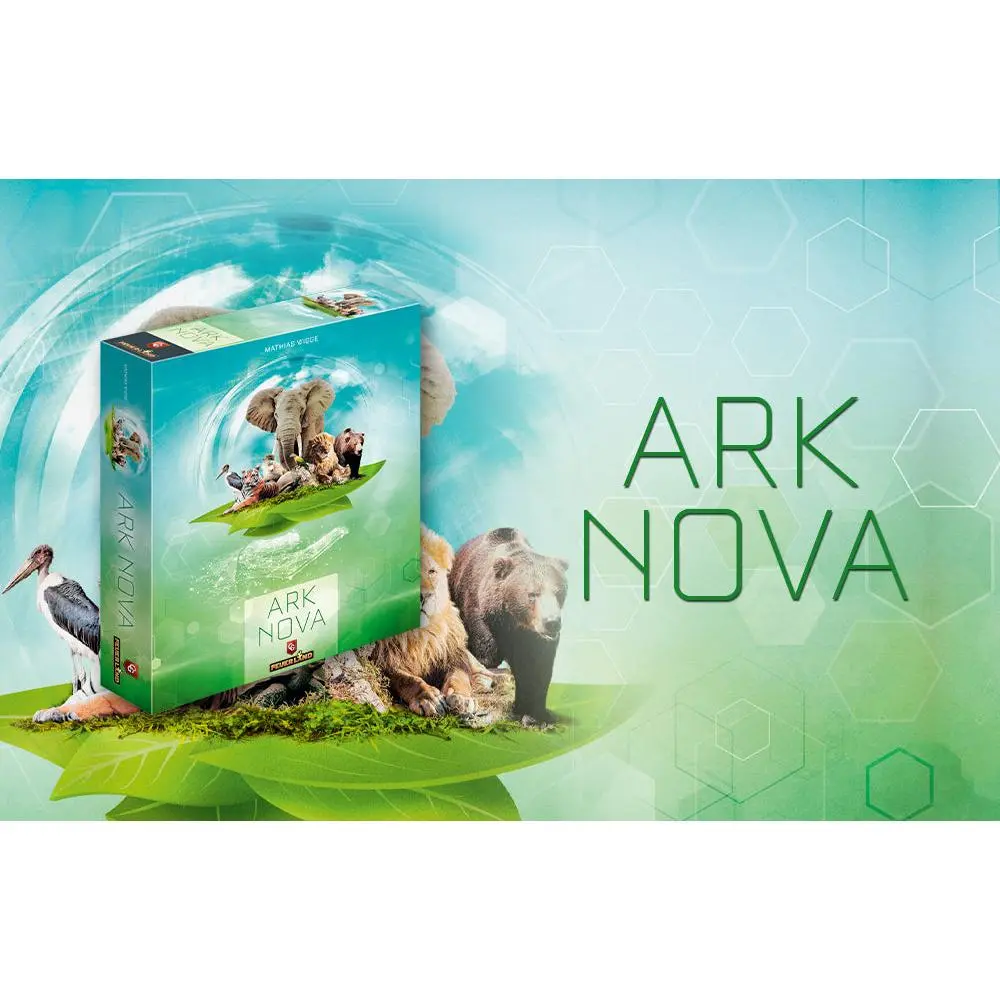 Capstone Games Ark Nova Strategy Board Game for 1-4 Players, Card Drafting, Zoo Building, Hand Management Game with High Replayability | Ages 14+ | 90-150 Minute Play Time