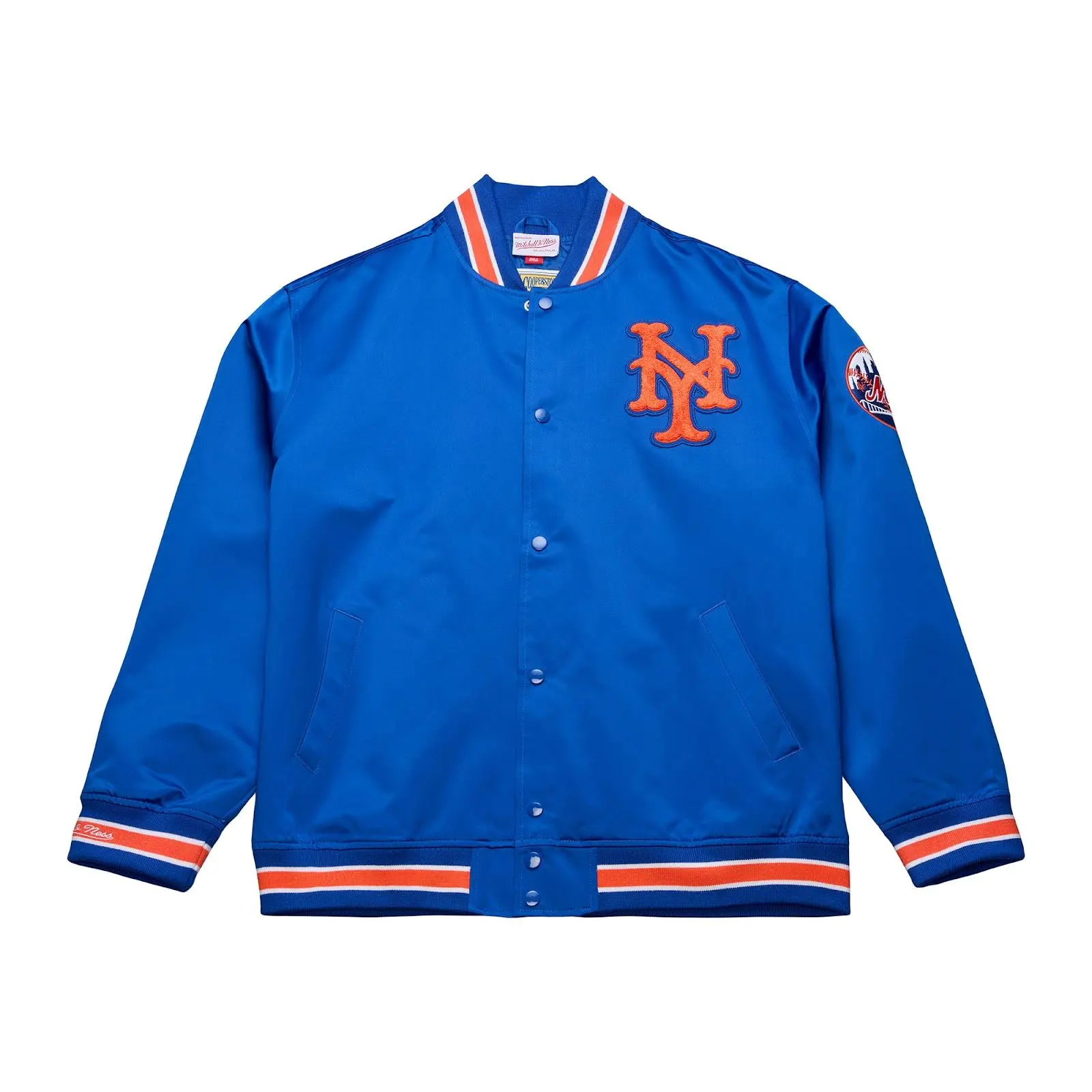 New York Mets 1976 Royal Authentic Dugout Full-Snap Jacket MLB Throwback Outerwear Vintage Fan Gear Mitchell & Ness