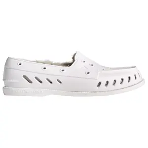Sperry Mens AO Float Cozy Lined Slip On Casual Shoes - White